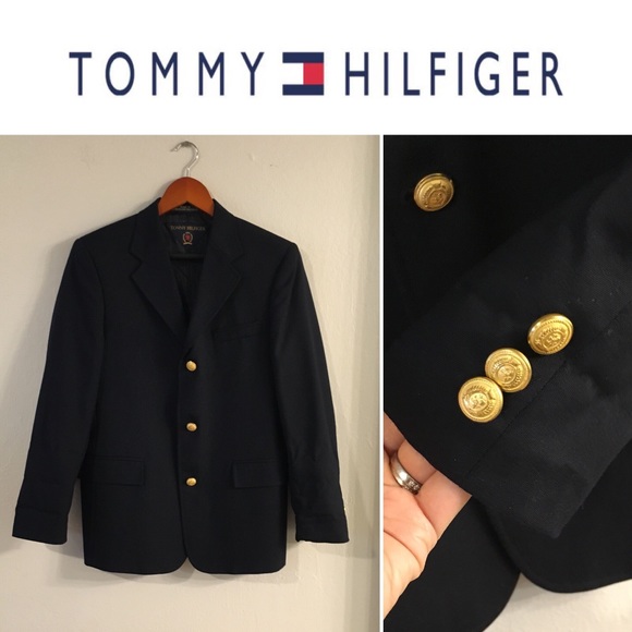 tommy hilfiger navy blazer